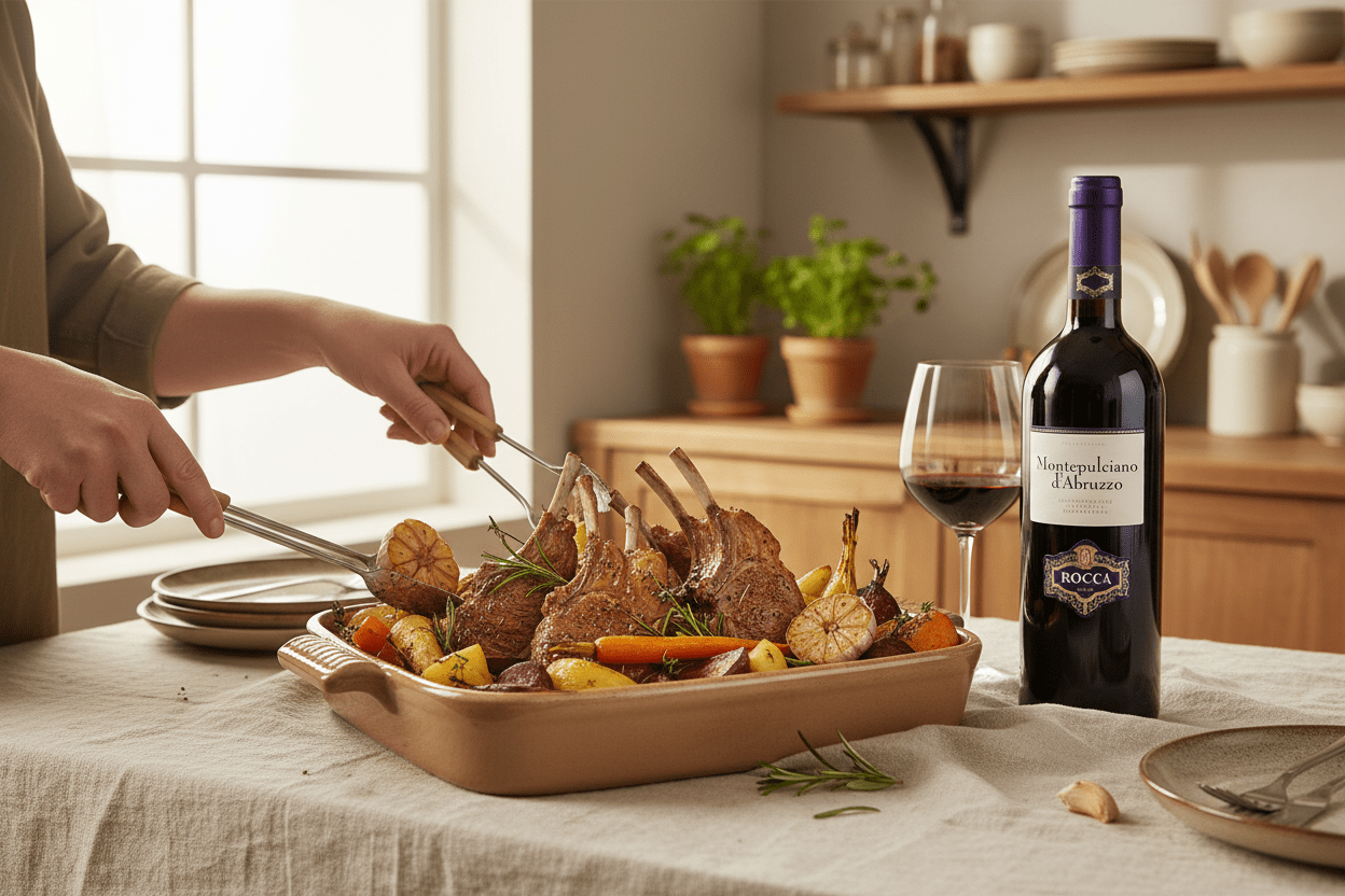 Vino Tinto Rocca Montepulciano D´abruzzo 750ml - Vino de Italia - La Cava