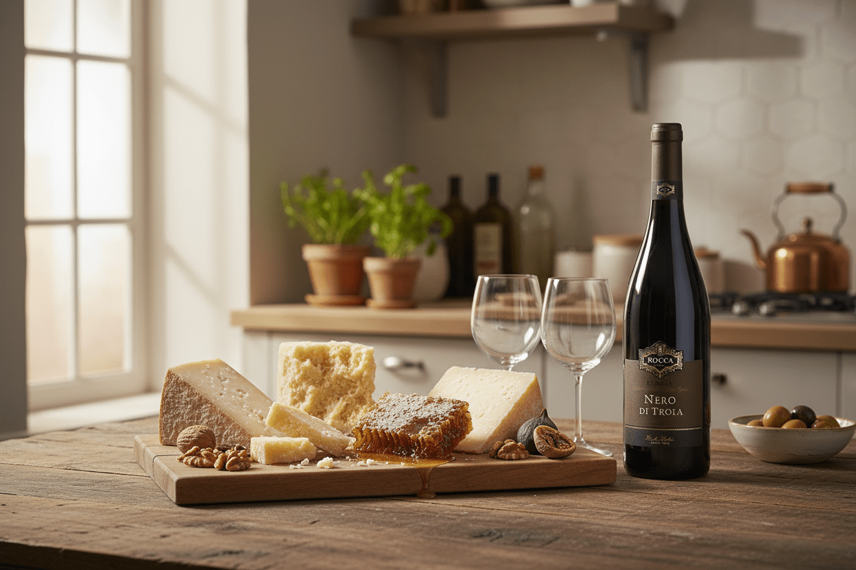 Vino Tinto Rocca Nero Di Troia, Puglia - Vino de Italia - La Cava