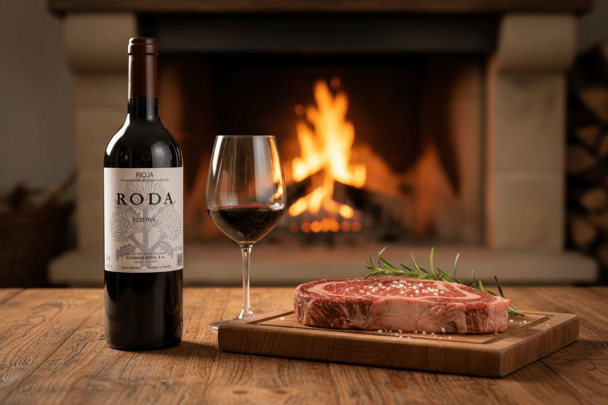 Vino Tinto Roda Reserva 2021 de 750 ml - La Cava