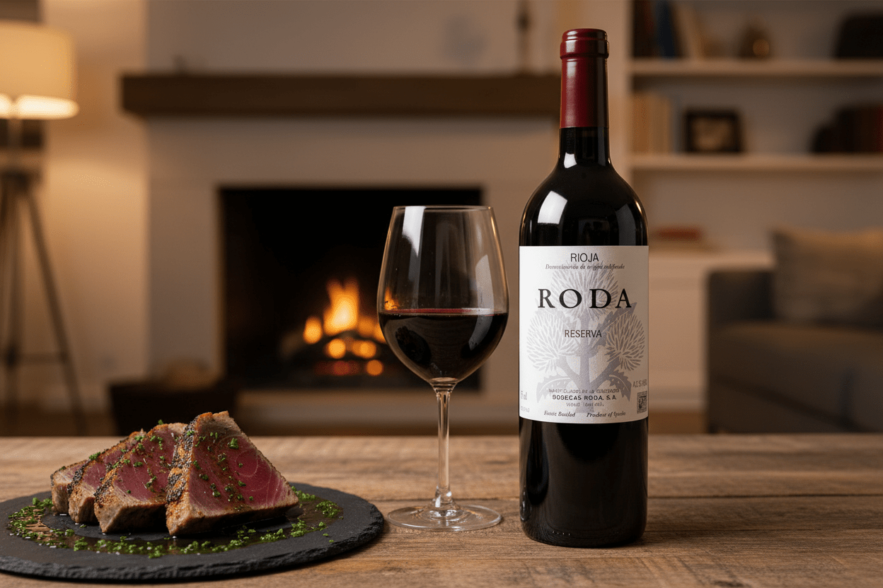 Vino Tinto Roda Reserva 2021 de 750 ml - La Cava
