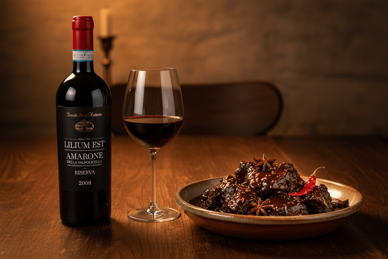 Vino Tinto Sant Antonio Amarone De La Valpolicella Riserva Lilium Est , Verona- Vino de Italia - La Cavaslider_item_HiMBLA