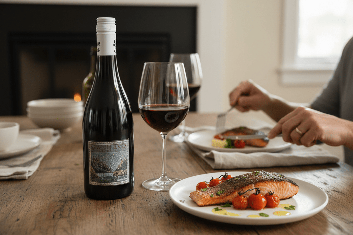 Vino Tinto Seven Eves Pinot Noir 750ml - La Cava