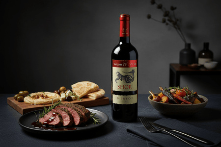 Vino Tinto Kosher Shiloh Shor Merlot 750ml  y Final Sofisticado - La Cava