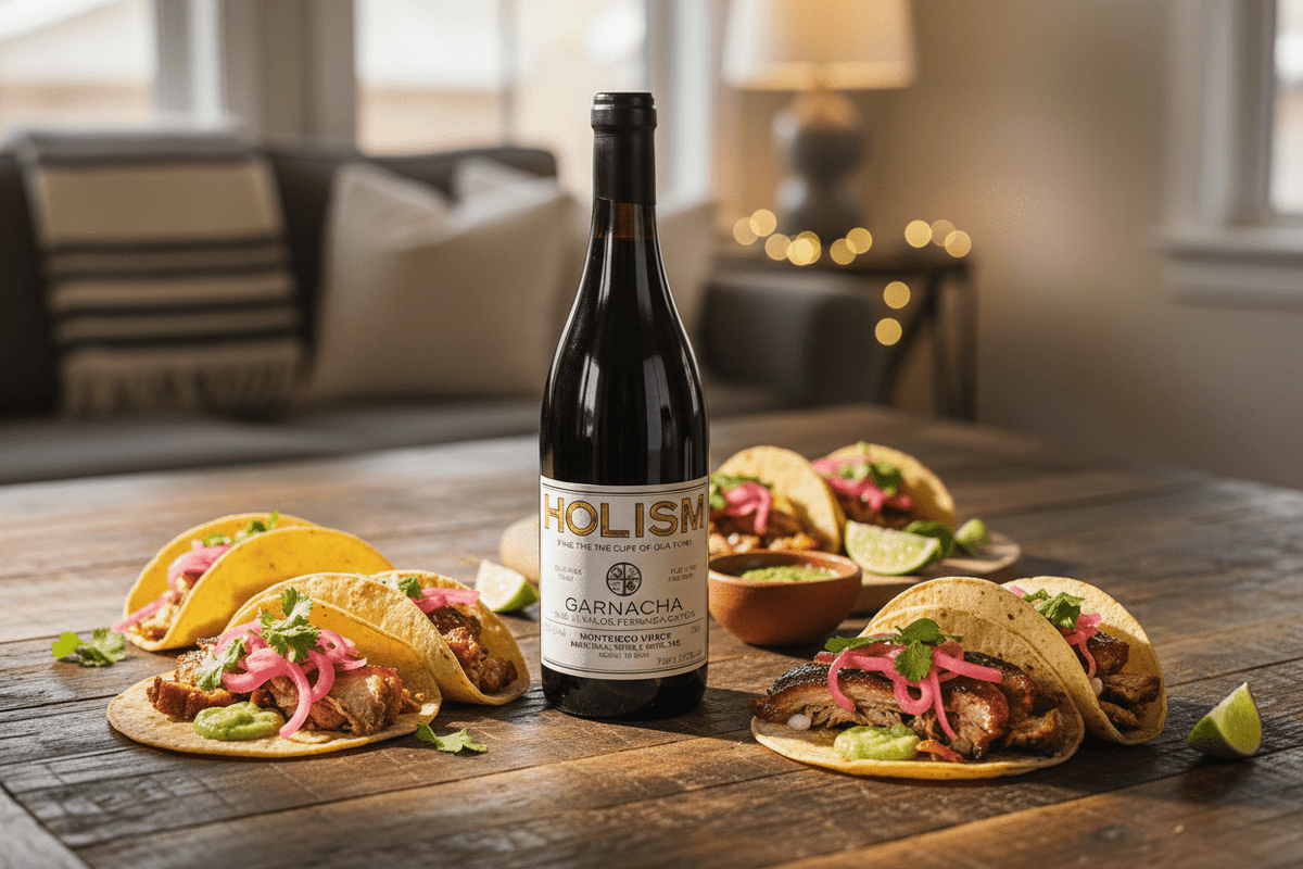 Vino Tinto sudafricano Holism Garnacha 750ml - Vino de Sudáfrica - La Cava