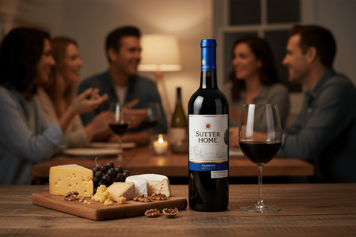 Vino Tinto Sutter Home Merlot de 750 ml - La Cava