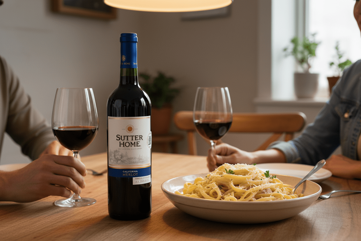 Vino Tinto Sutter Home Merlot de 750 ml - La Cava
