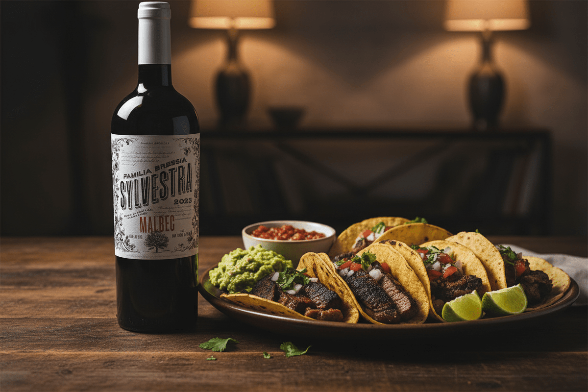 Vino Tinto Sylvestra Malbec 2023 Bressia, Valle de Uco - Vino Argentino - La Cava
