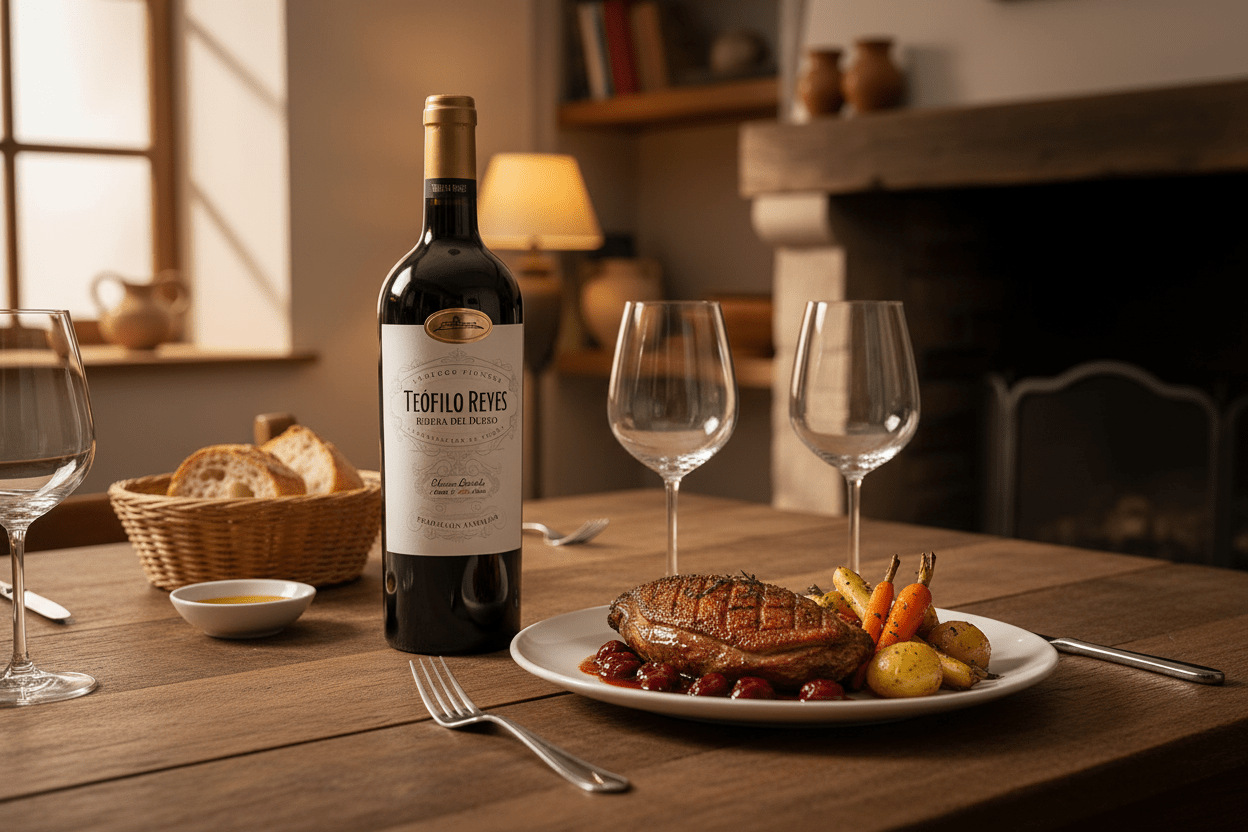 Vino Tinto Teófilo Reyes Crianza - Vino de España - La Cava
