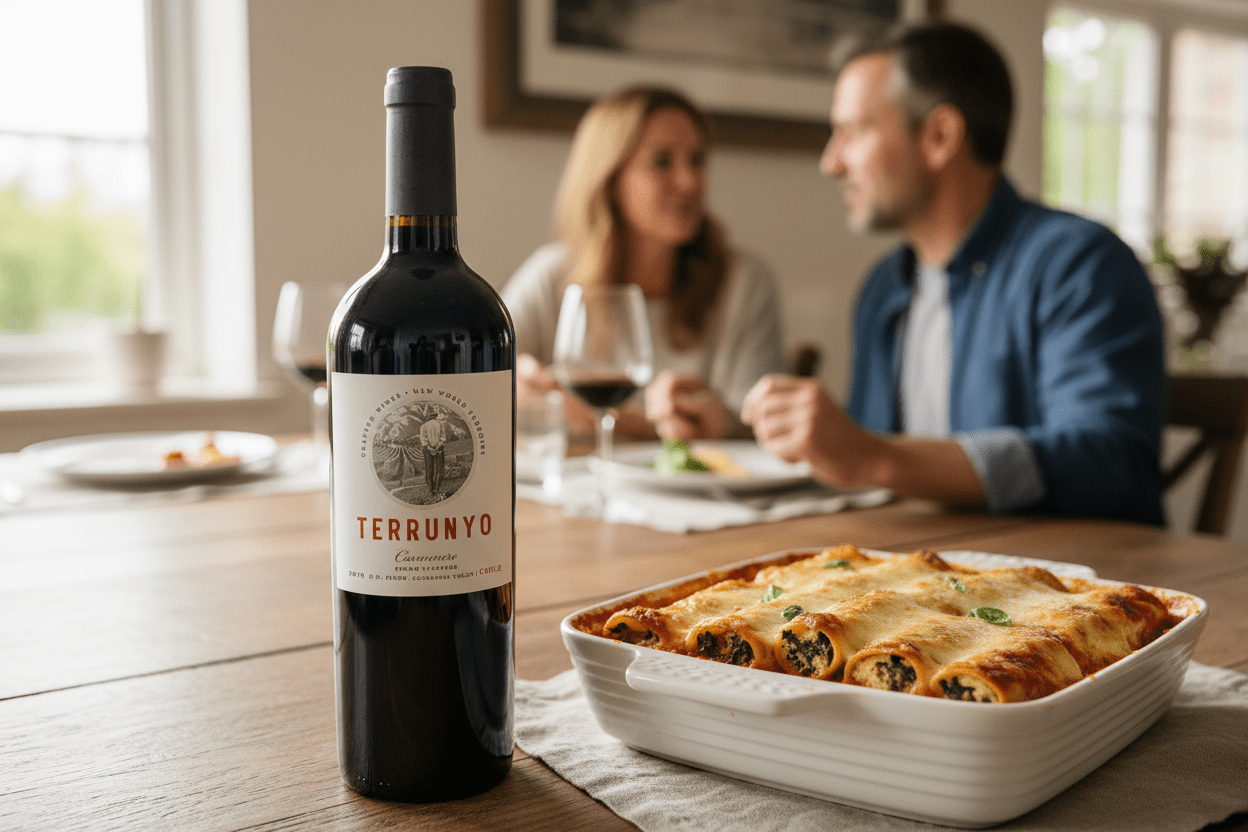 Vino Tinto Terrunyo Carmenere 750ml - vino de Chile - La Cava