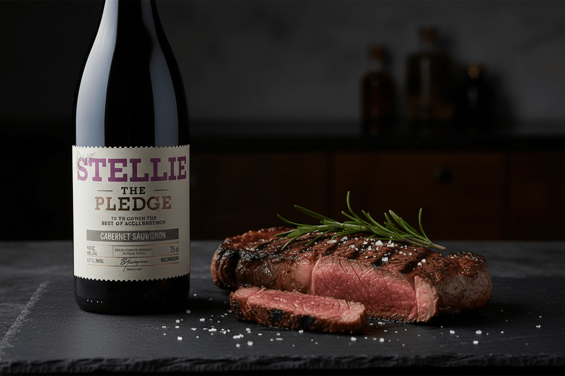 Vino Tinto The Pledge our Stellie Cabernet Sauvignon Stellenbosch - Vino de Sudáfrica - La Cava