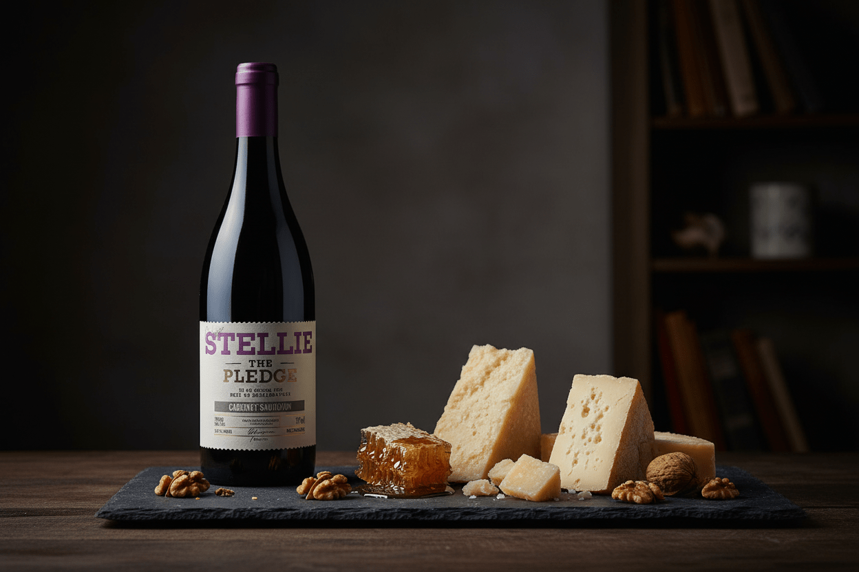 Vino Tinto The Pledge our Stellie Cabernet Sauvignon Stellenbosch - Vino de Sudáfrica - La Cava