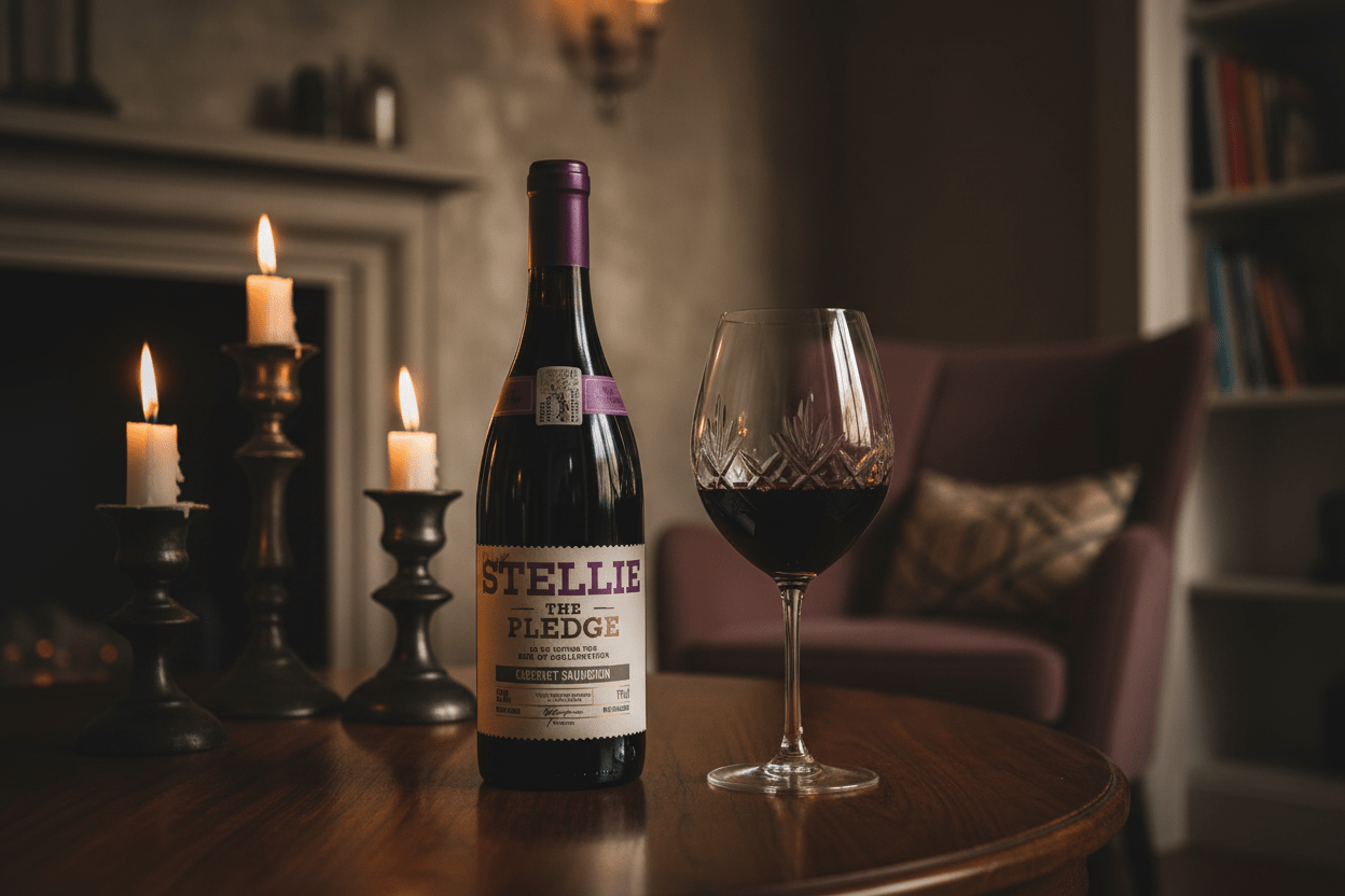 Vino Tinto The Pledge our Stellie Cabernet Sauvignon Stellenbosch - Vino de Sudáfrica - La Cava