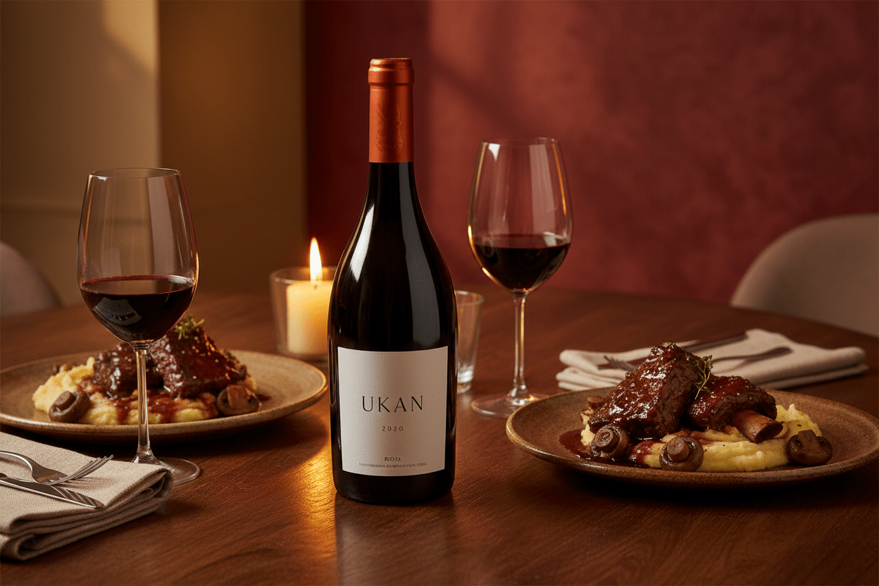Vino Tinto Ukan 2020 750ml DOCa Rioja - Vino de España - La Cava