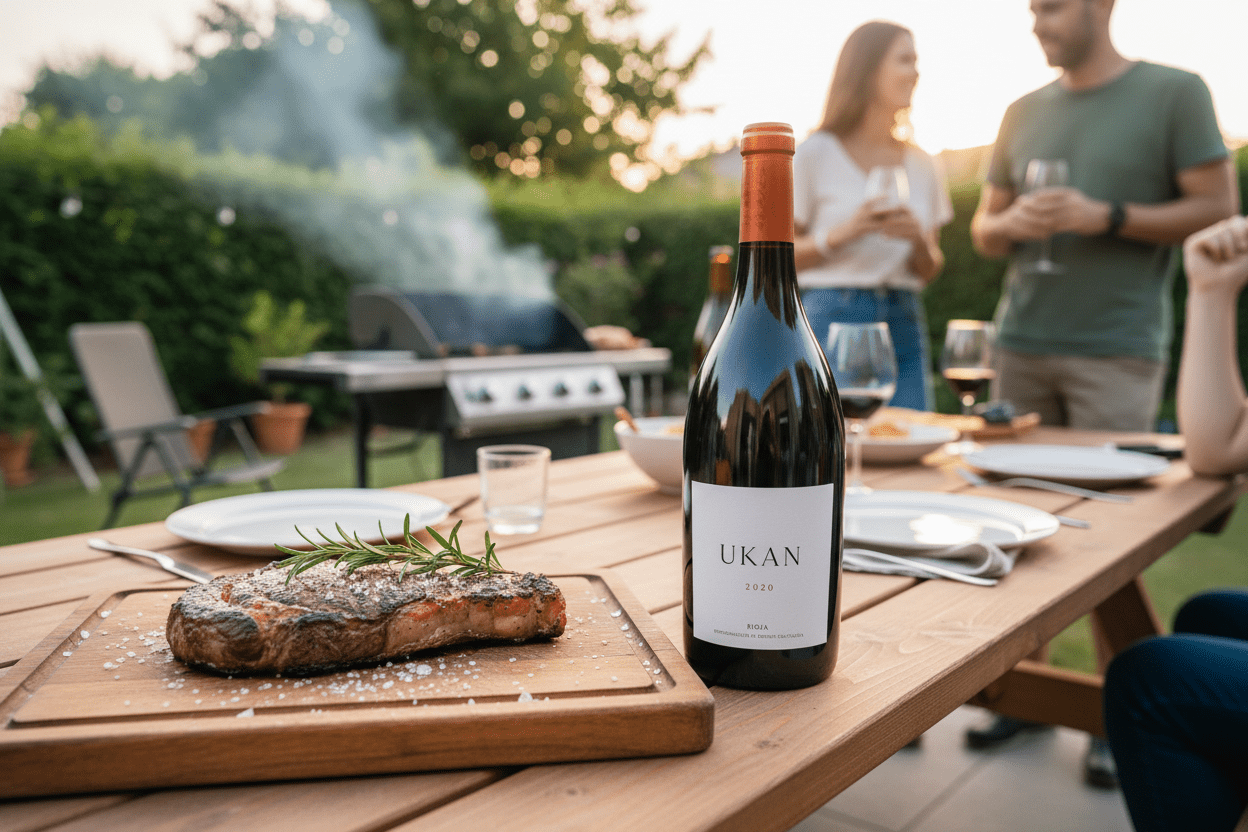 Vino Tinto Ukan 2020 Magnum 1.5L DOCa Rioja - Vino de España - La Cava