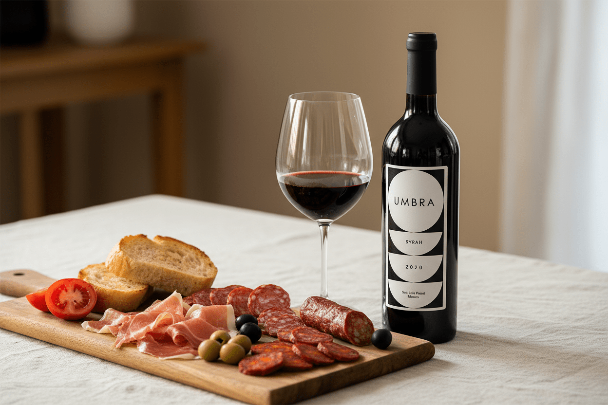 Vino Tinto Umbra Syrah Pozo de Luna - La Cava