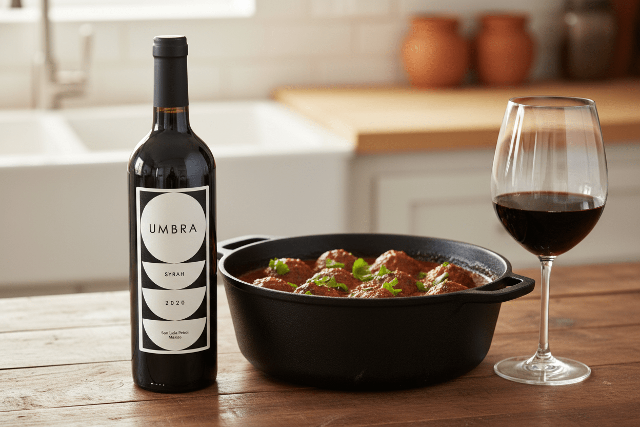 Vino Tinto Umbra Syrah Pozo de Luna - La Cava