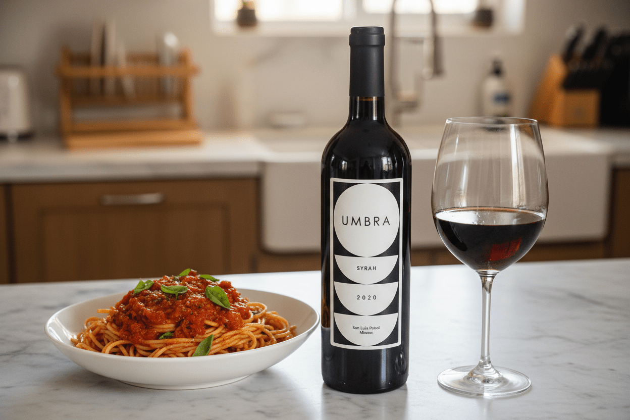 Vino Tinto Umbra Syrah Pozo de Luna - La Cava