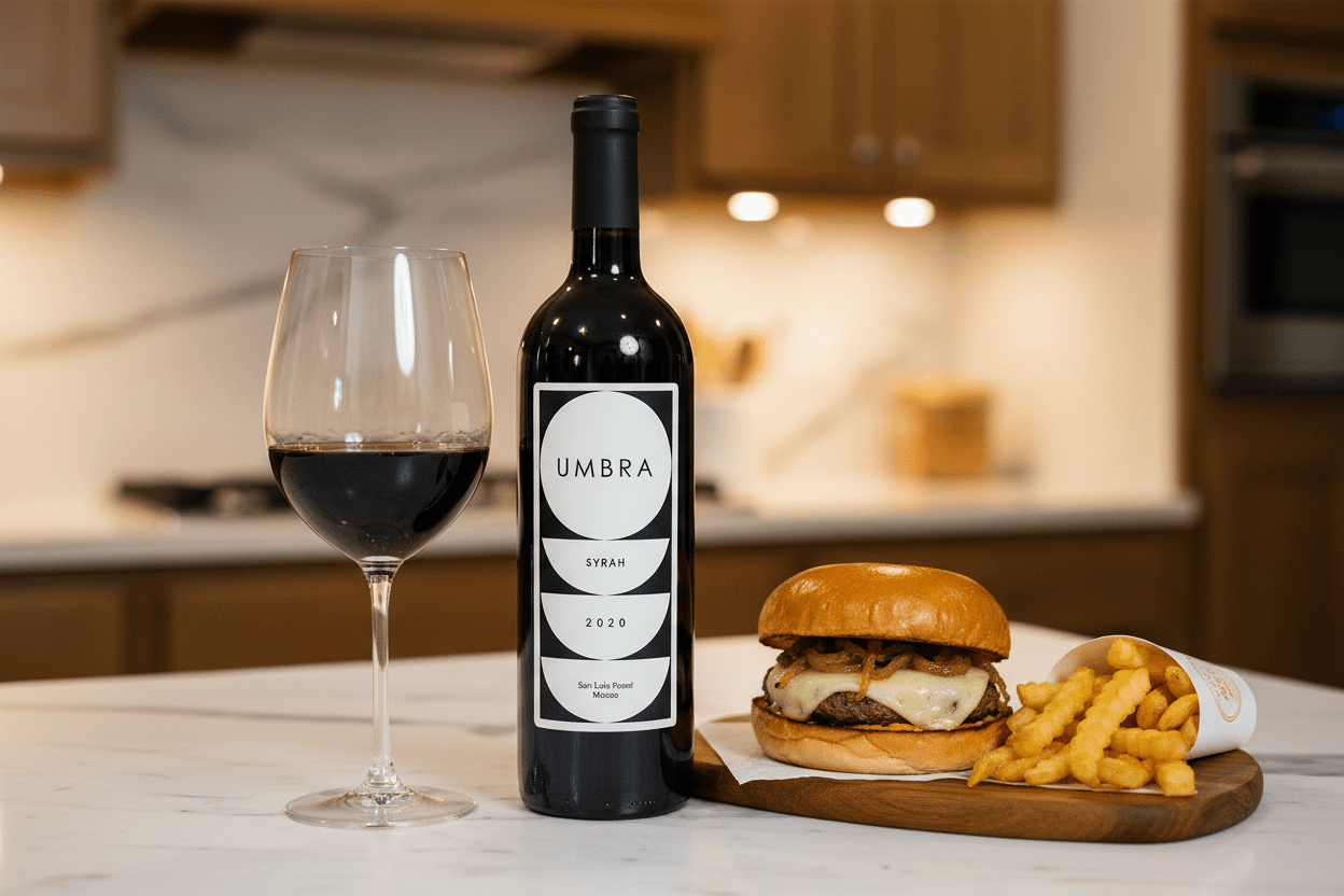 Vino Tinto Umbra Syrah Pozo de Luna - La Cava