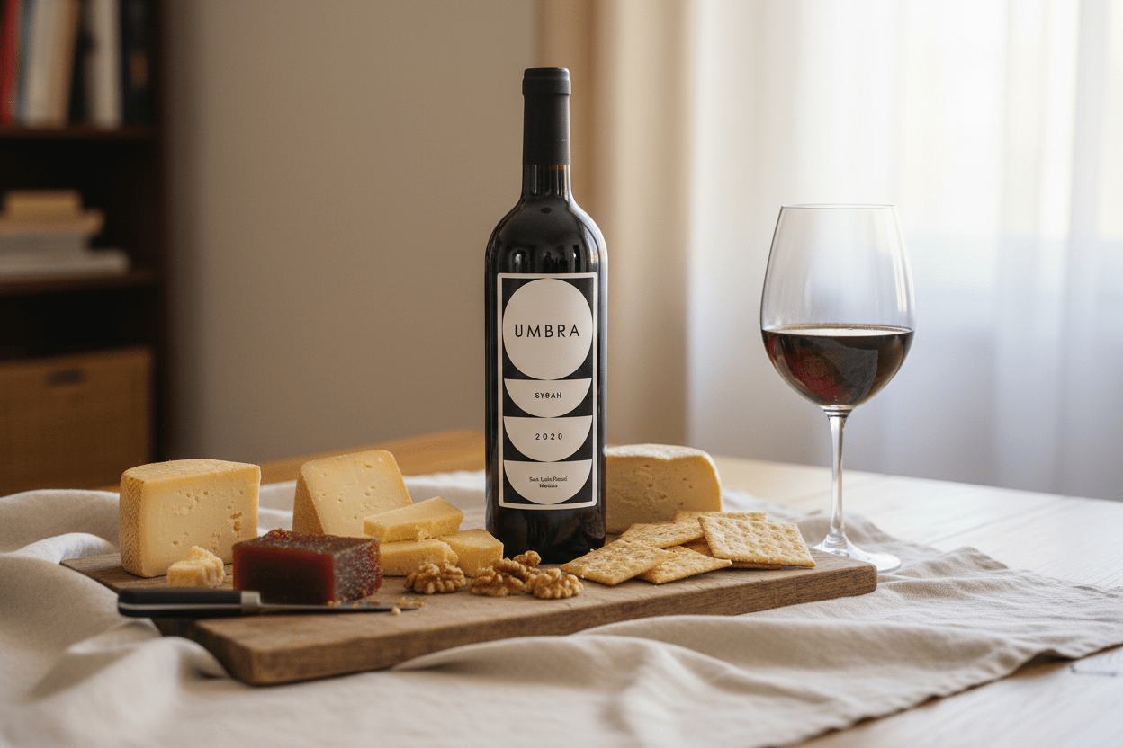 Vino Tinto Umbra Syrah Pozo de Luna - La Cava