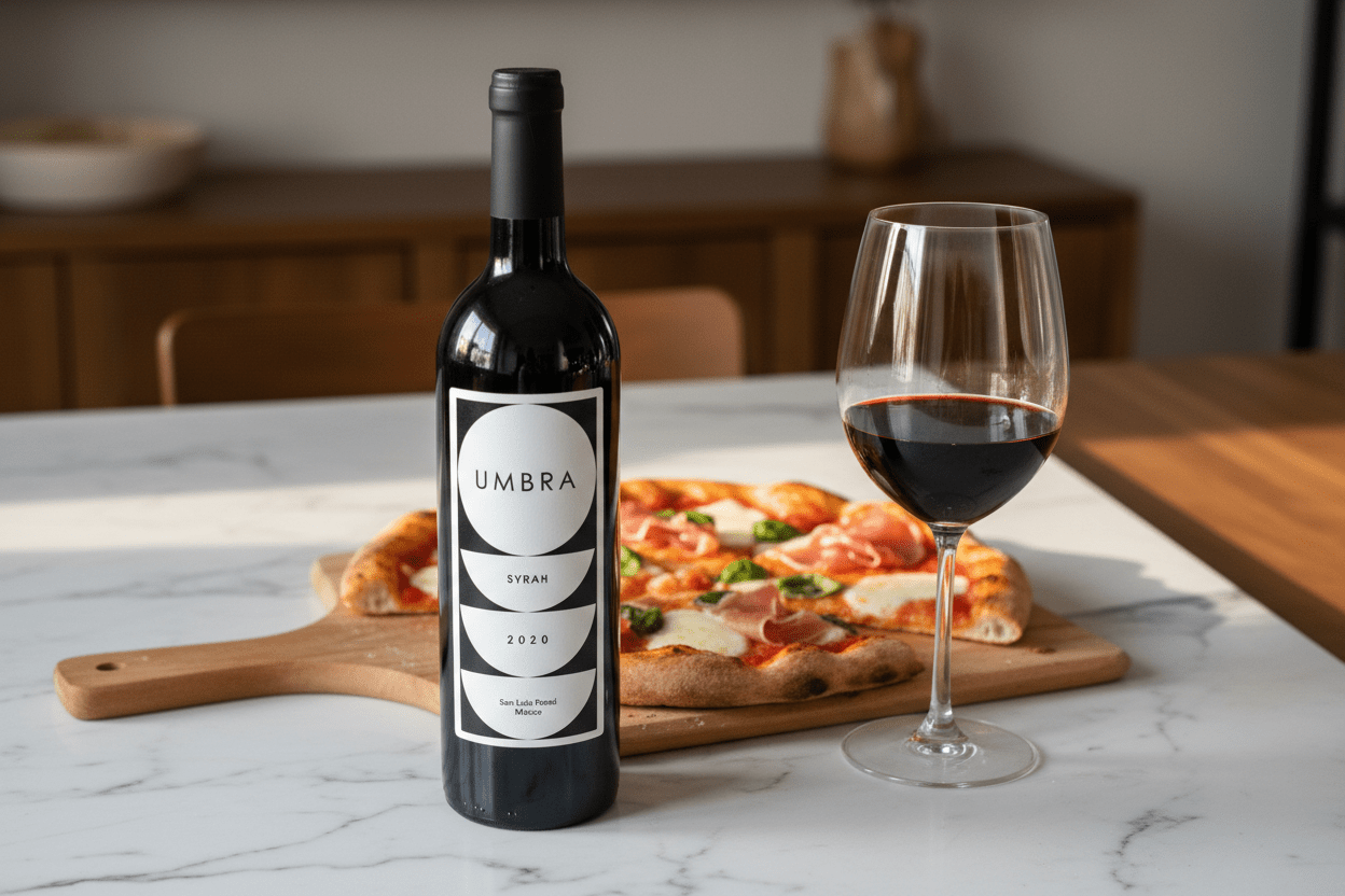 Vino Tinto Umbra Syrah Pozo de Luna - La Cava