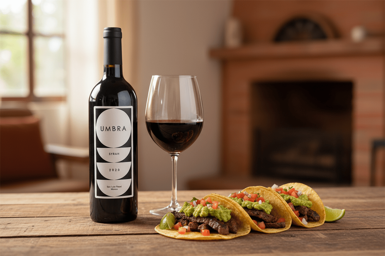 Vino Tinto Umbra Syrah Pozo de Luna - La Cava