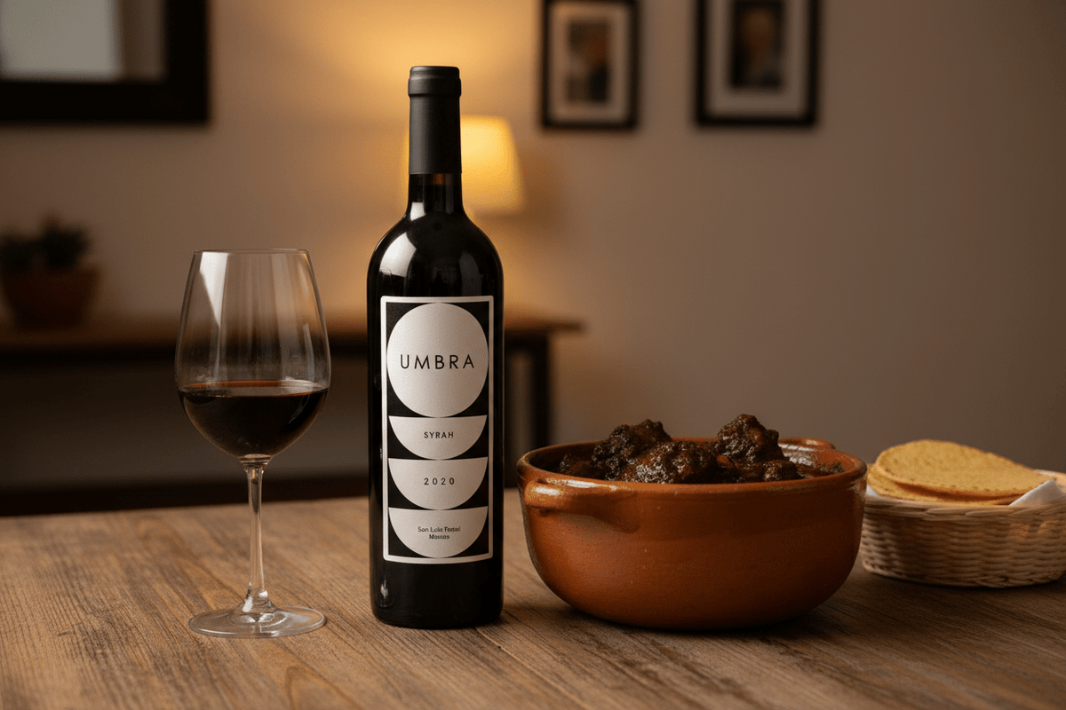 Vino Tinto Umbra Syrah Pozo de Luna - La Cava