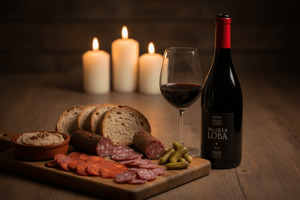 Vino Tinto Val de la Loba 750ml Mencía de Viñas Viejas DO Bierzo - Vino de España - La Cava