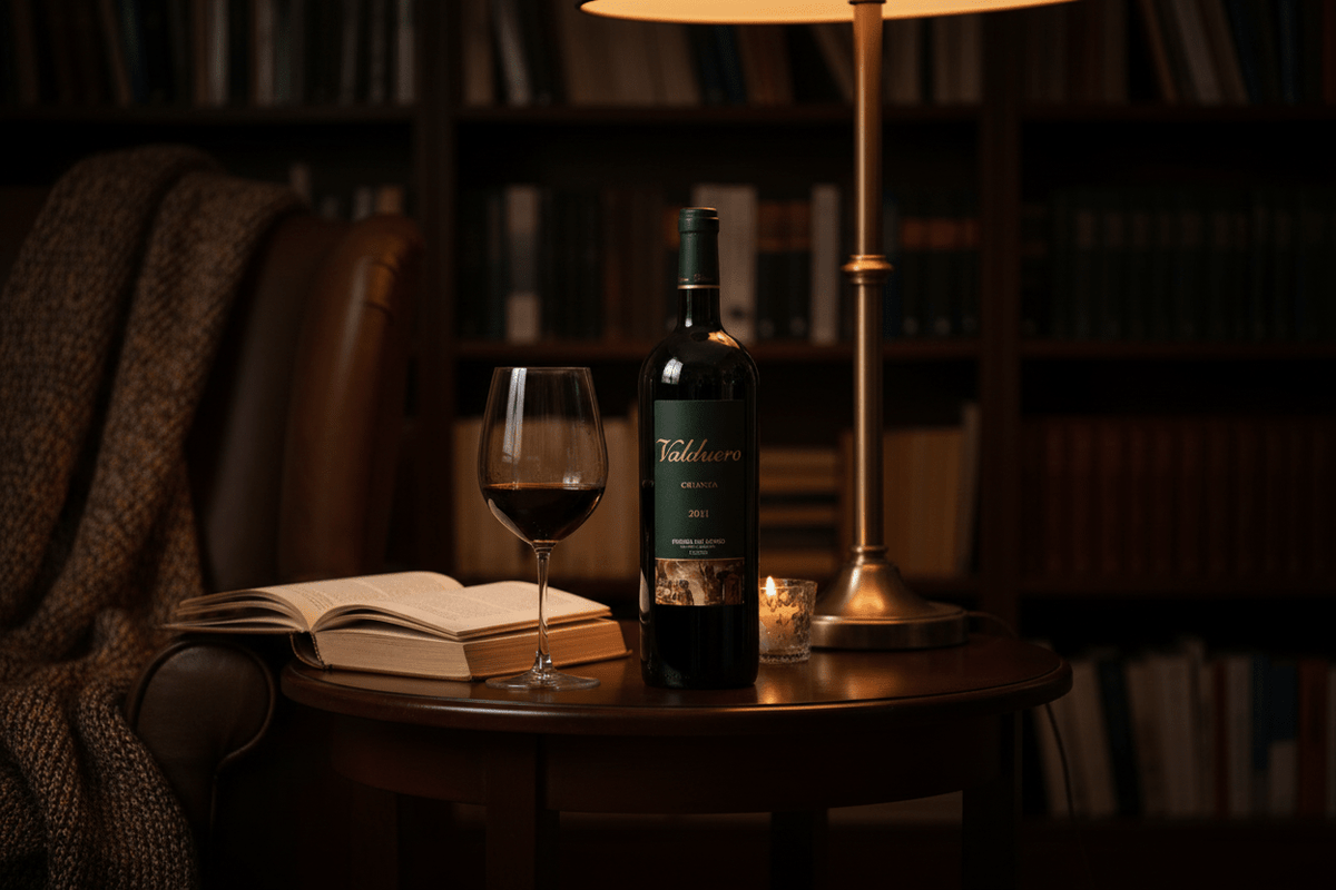 Vino Tinto Valduero Crianza Tempranillo 500ml 2011 - Vino de España - La Cava