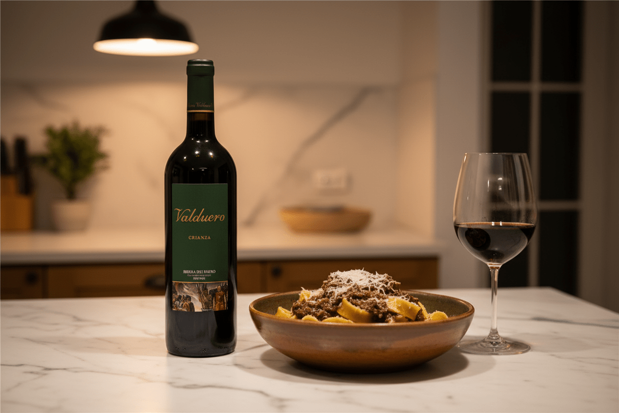 Vino Tinto Valduero Crianza Tempranillo 750ml 2016 - Vino de España - La Cava