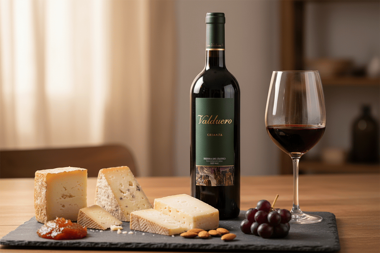 Vino Tinto Valduero Crianza Tempranillo 750ml 2016 - Vino de España - La Cava