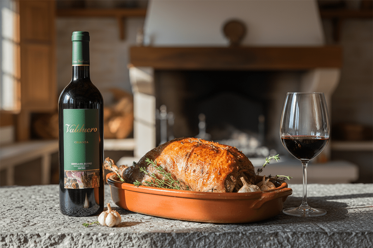 Vino Tinto Valduero Crianza Tempranillo 750ml 2016 - Vino de España - La Cava