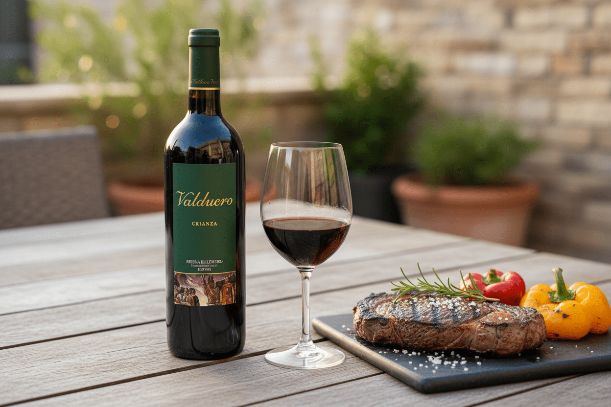 Vino Tinto Valduero Crianza Tempranillo 750ml 2016 - Vino de España - La Cava