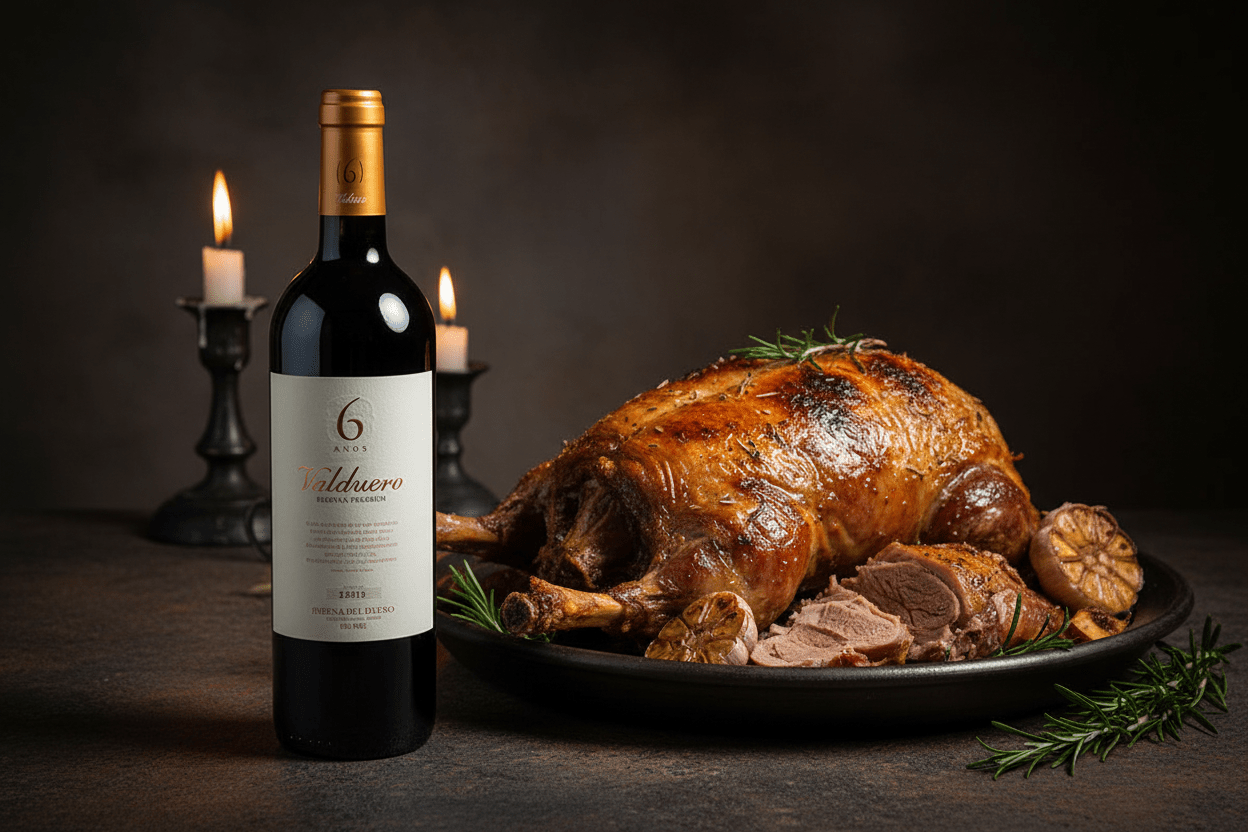 Vino Tinto Valduero Reserva Premium 6 años Tempranillo 750ml 2011 - Vino de España - La Cava