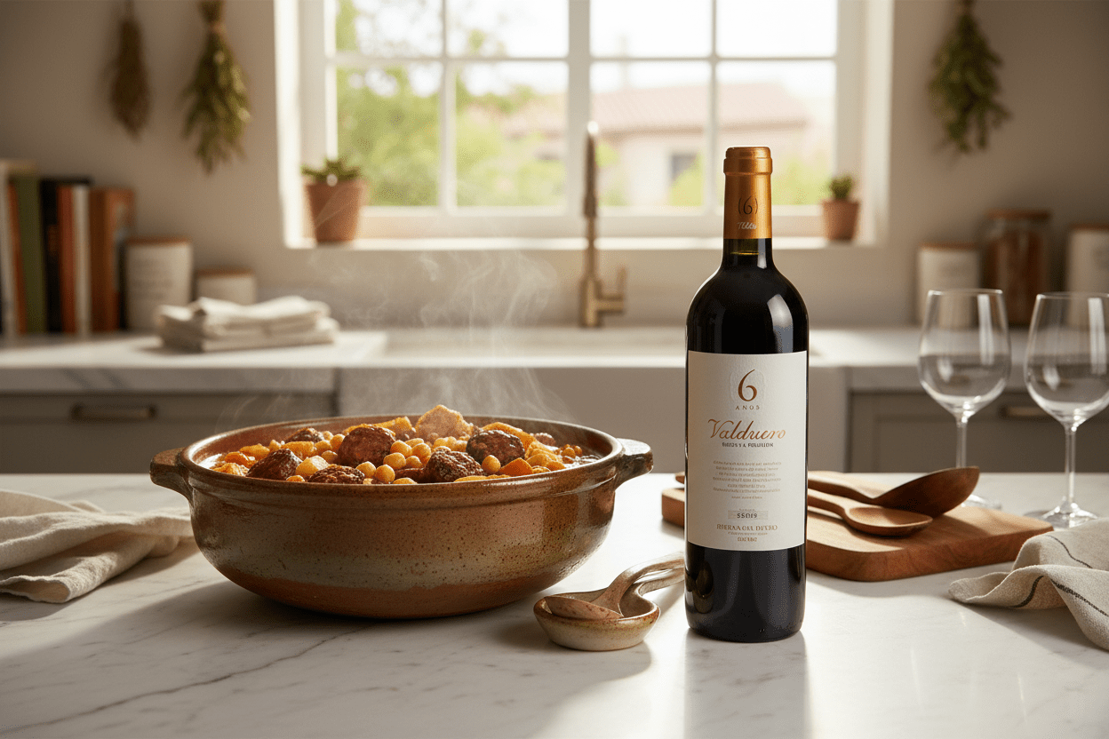Vino Tinto Valduero Reserva Premium 6 años Tempranillo 750ml 2011 - Vino de España - La Cava