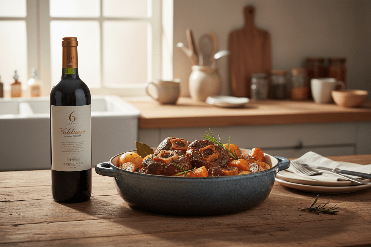Vino Tinto Valduero Reserva Premium 6 años Tempranillo 750ml 2011 - Vino de España - La Cava