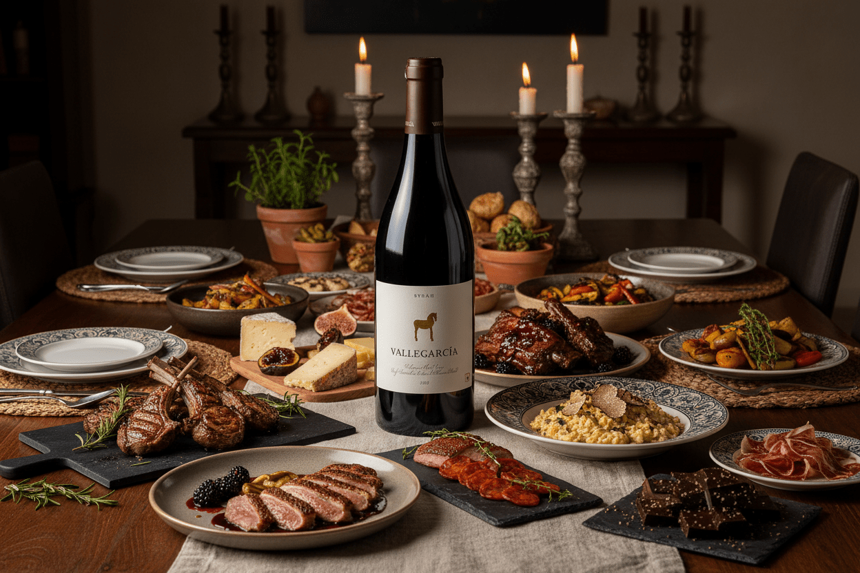 Vino Tinto Vallegaría Syrah 2022 Doble Magnum 3L Pago de Vallegaría - Vino de España - La Cava