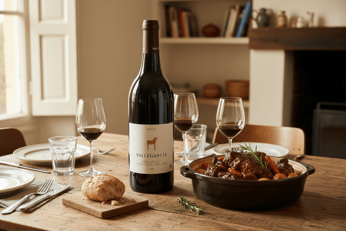 Vino Tinto Vallegaría Syrah 2022 Doble Magnum 3L Pago de Vallegaría - Vino de España - La Cava