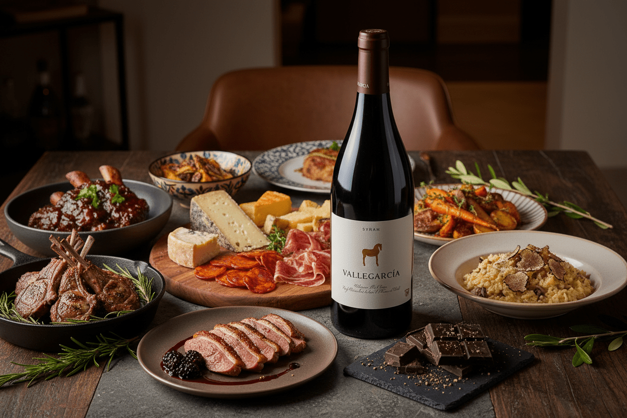 Vino Tinto Vallegaría Syrah Magnum 1.5L Pago de Vallegaría - Vino de España - La Cava