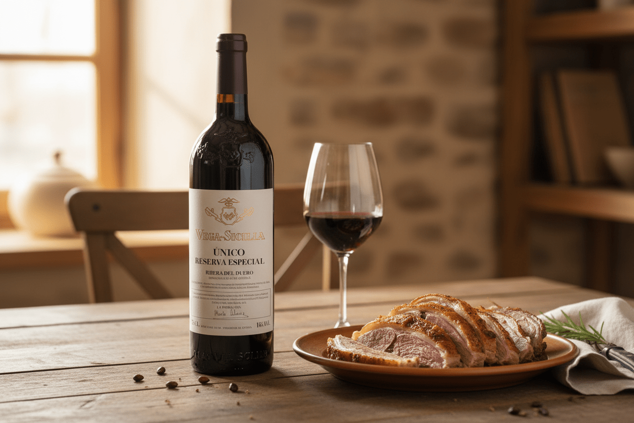 Vino Tinto Vega Sicilia Unico Reserva Especial de 750ml - La Cava