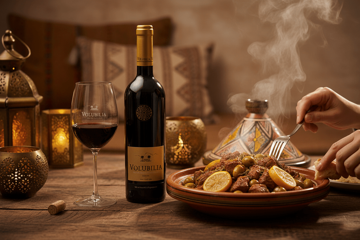 Vino Tinto Volubilia Kosher Marruecos - La Cava