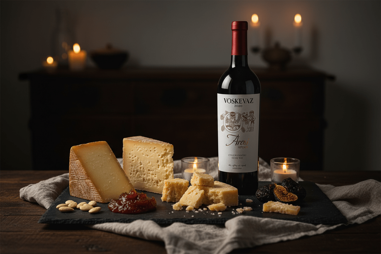 Vino Tinto Voskevaz Areni Red Dry - Vino de Armenia - La Cava