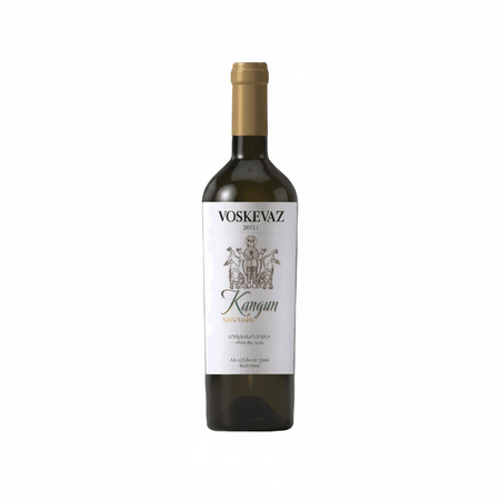 Vino Tinto Voskevaz Kangun White Dry - Vino de Armenia - La Cava