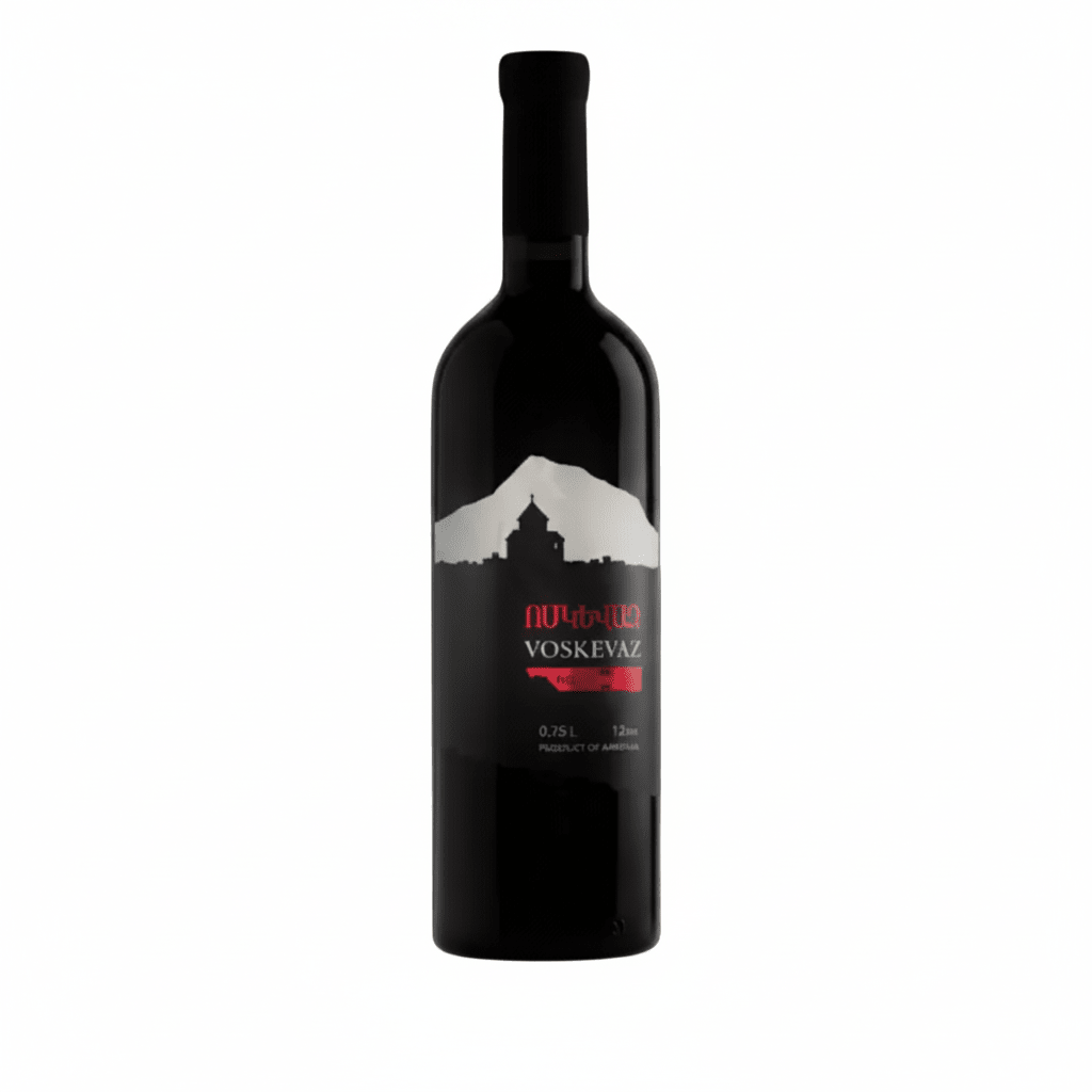 Vino Tinto Voskevaz Red Semi-Sweet - Vino de Armenia - La Cava