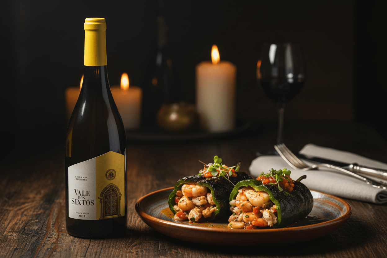 Vino Verde Blanco Albariño Vale Dos Santos 750ml - Vino de Portugal - La Cava