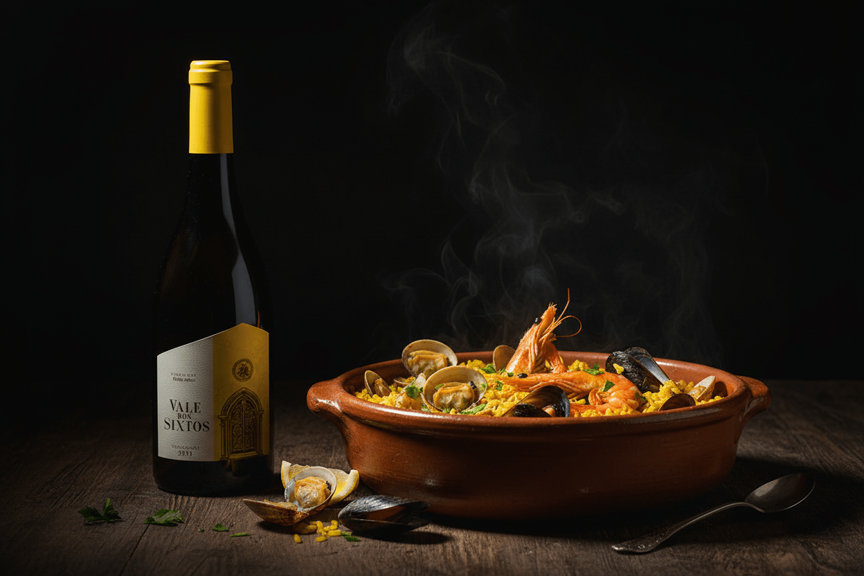 Vino Verde Blanco Albariño Vale Dos Santos 750ml - Vino de Portugal - La Cava