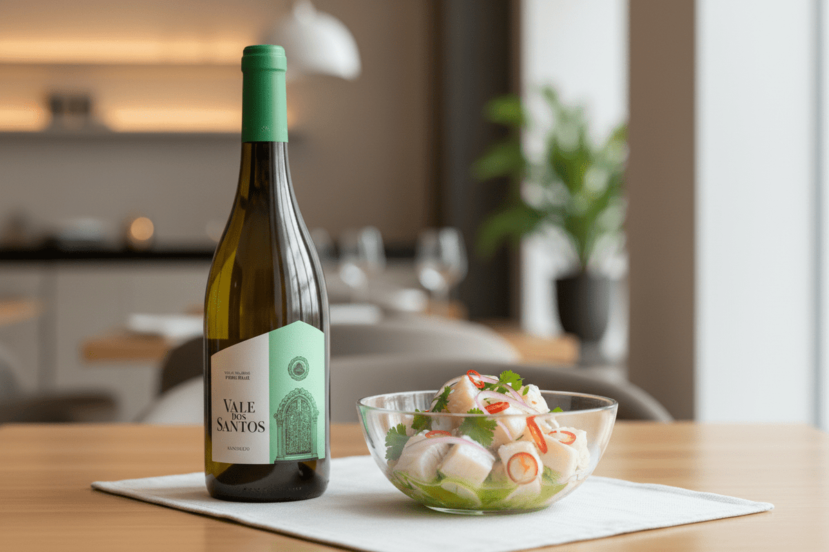 Vino Verde Blanco Loureiro Vale Dos Santos 750ml - Vino de Portugal - La Cava