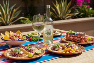 Vino Verde de Portugal con Comida Mexicana