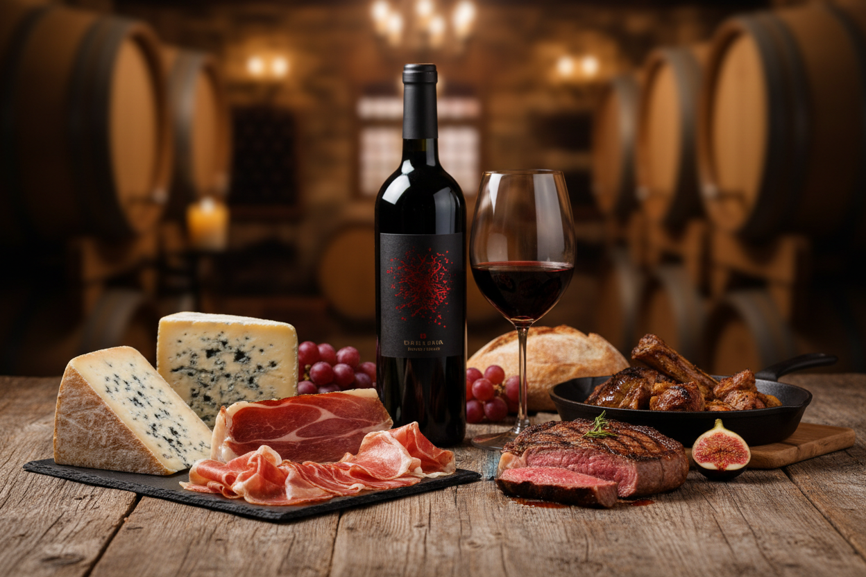 Vinos para maridaje con carnes rojas, jamones o quesos fuertesslider_item_HiMBLA