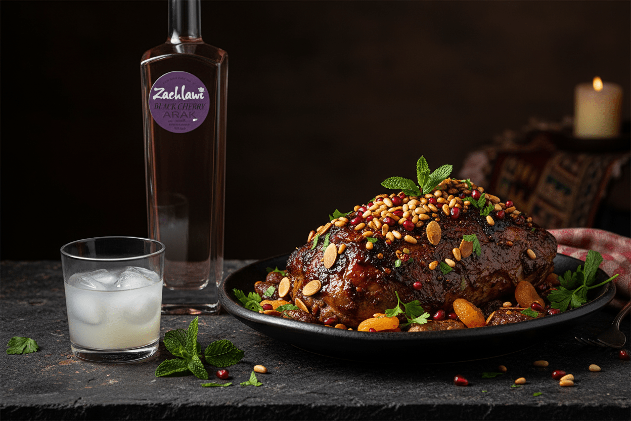Zachlawi black cherry arak 750ml - Arak de Estados Unidos - La Cava